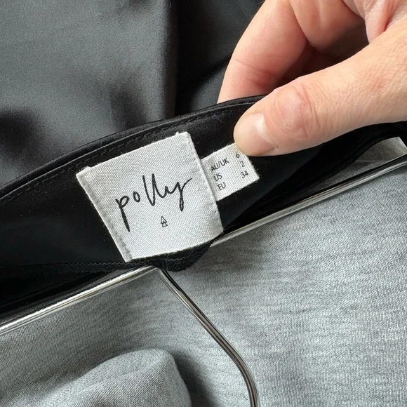 Princess Polly Black Midi Slip Skirt - Picture 7 of 10